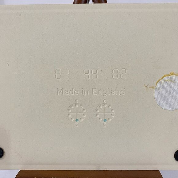 Vintage Nancy DeYoung H&R Johnson Christmas House Ceramic Tile Trivet - Picture 3 of 3